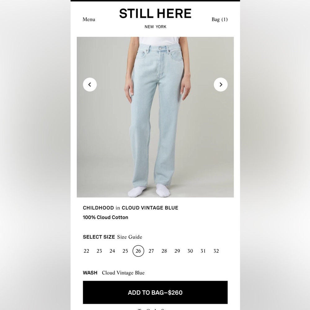 STILL HERE CHILDHOOD JEANS